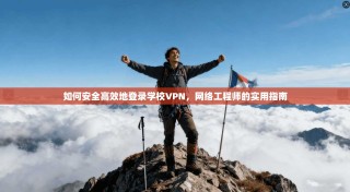 如何安全高效地登录学校VPN，网络工程师的实用指南