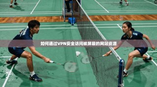 如何通过VPN安全访问被屏蔽的网站资源