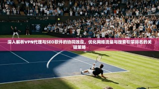深入解析VPN代理与SEO软件的协同效应，优化网络流量与搜索引擎排名的关键策略