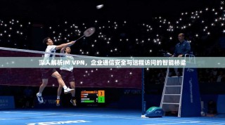 深入解析IM VPN，企业通信安全与远程访问的智能桥梁