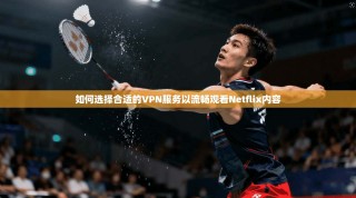 如何选择合适的VPN服务以流畅观看Netflix内容