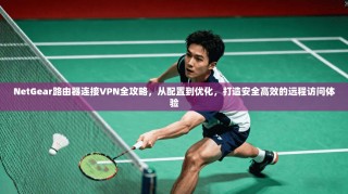 NetGear路由器连接VPN全攻略，从配置到优化，打造安全高效的远程访问体验