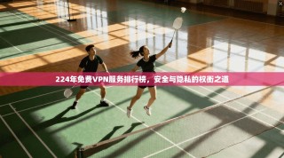 224年免费VPN服务排行榜，安全与隐私的权衡之道
