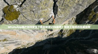 WhatsApp用户如何安全下载和使用VPN服务？网络工程师的权威指南