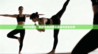 用VPN穿梭，数字世界的隐形通道与安全边界