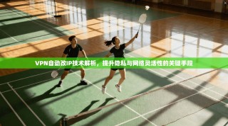 VPN自动改IP技术解析，提升隐私与网络灵活性的关键手段