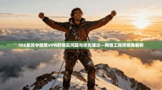 iOS系统中使用VPN的常见问题与优化建议—网络工程师视角解析