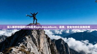 深入解析校园网VPN服务vpn.buu.edu.cn，连接、安全与优化实践指南