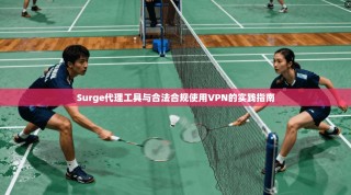 Surge代理工具与合法合规使用VPN的实践指南