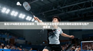 笨鸟VPN网吧奖励机制解析，如何利用合法合规手段提升网吧运营效率与用户满意度