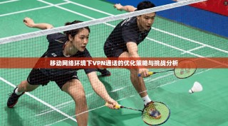移动网络环境下VPN通话的优化策略与挑战分析