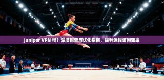 Juniper VPN 慢？深度排查与优化指南，提升远程访问效率