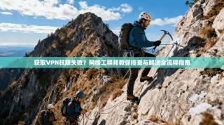 获取VPN权限失败？网络工程师教你排查与解决全流程指南