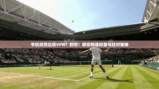 手机突然出现VPN？别慌！教你快速排查与应对策略