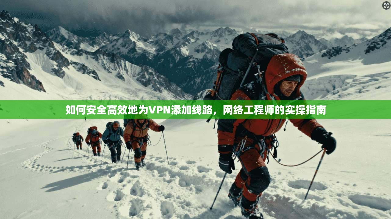 如何安全高效地为VPN添加线路，网络工程师的实操指南  第1张