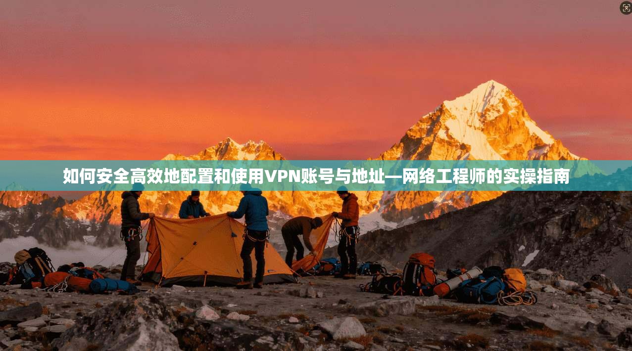 如何安全高效地配置和使用VPN账号与地址—网络工程师的实操指南  第1张