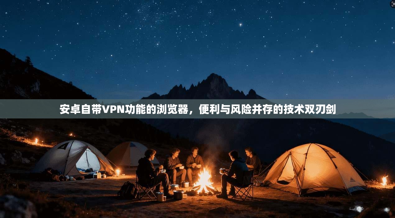 安卓自带VPN功能的浏览器，便利与风险并存的技术双刃剑  第1张