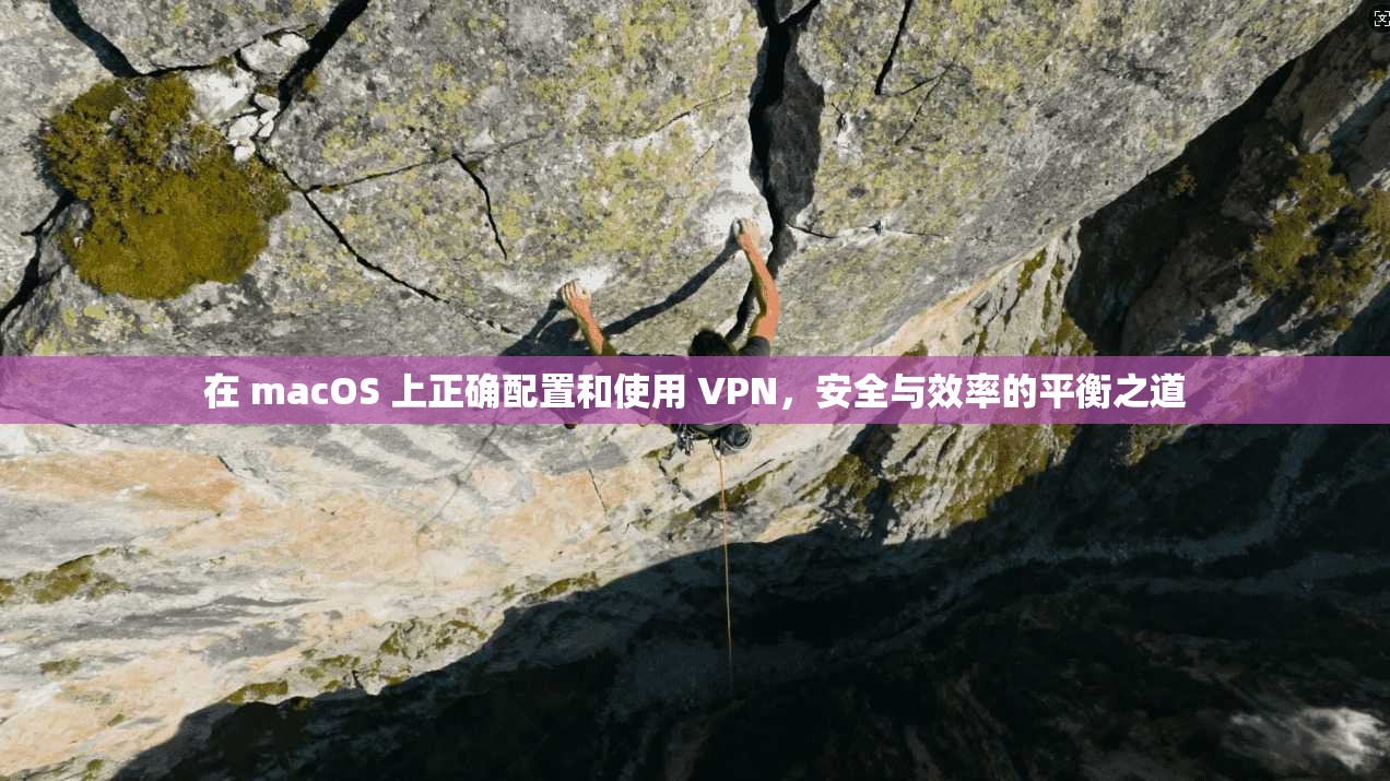 在 macOS 上正确配置和使用 VPN，安全与效率的平衡之道  第1张